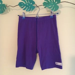 Champion Purple Bike Shorts